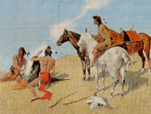 Frederick Remington's the Smoke Signal